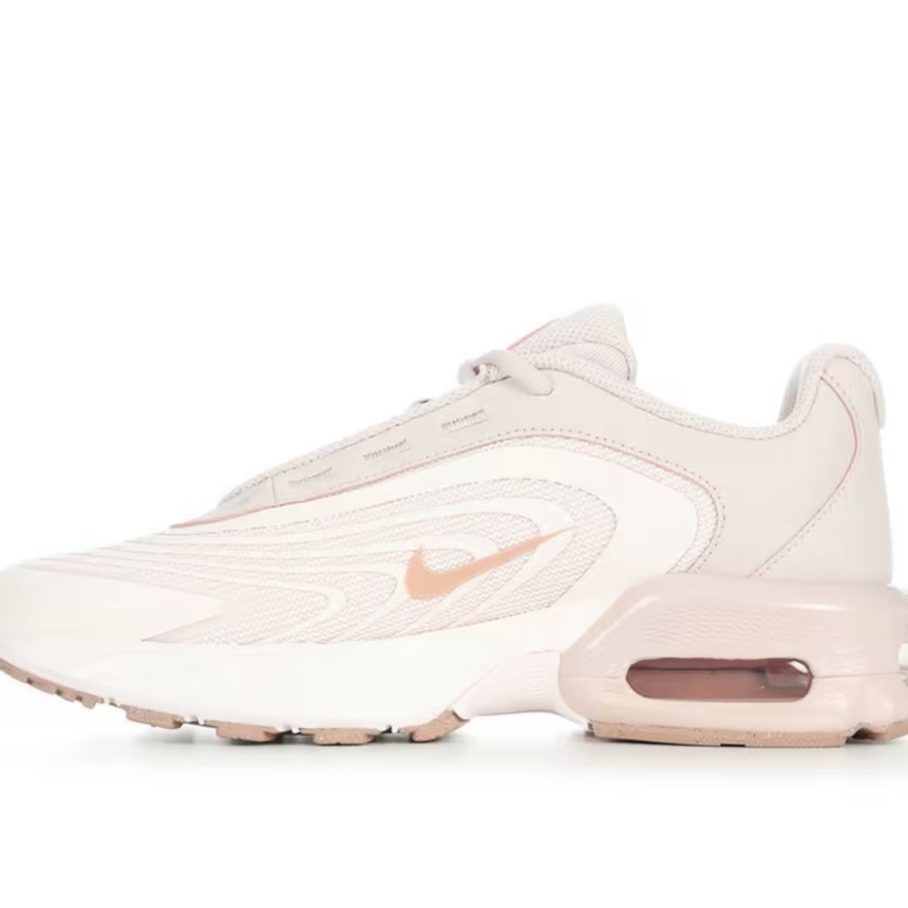 Nike Women's Air Max Fire Sneakers - Cream and Pink - Picture 2 of 2